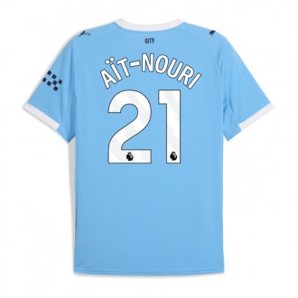 Manchester City Rayan Ait-Nouri #21 Hjemmedrakt 2025-26 Kortermet Manchester City Rayan Ait-Nouri #21 Hjemmedrakt 2025-26 Kortermet